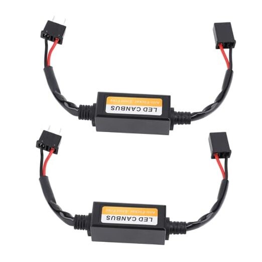 2PCS LED Headlight Decoder | H7 Canbus ErrorFree Anti Flicker Resistor | Water