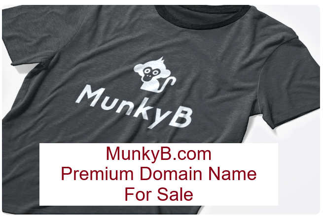 MunkyB.com aged premium brandable domain name GoDaddy .COM