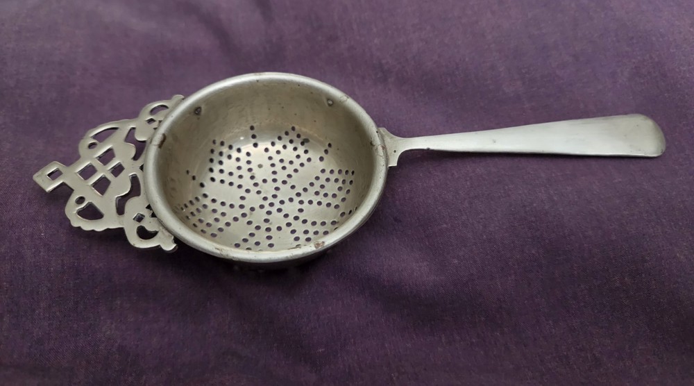 Vintage Silver Plated Tea Strainer