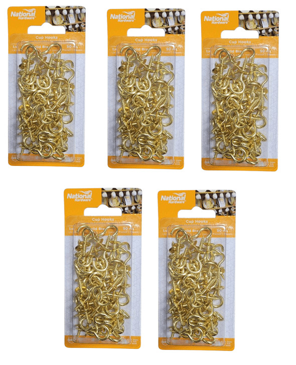 250-PACK National Hardware Chains 3/4 in. Cup Hook VS2021 3/4 CUP HOOK