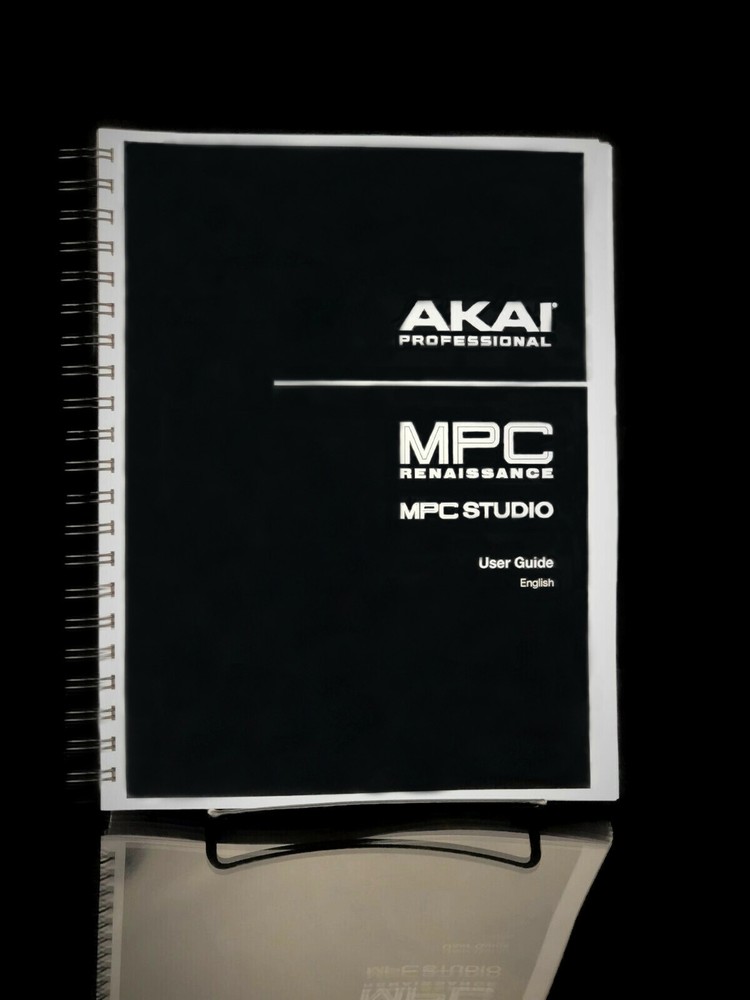 Akai MPC RENAISSANCE Studio Guide Owners Instruction Manual COIL BOUND