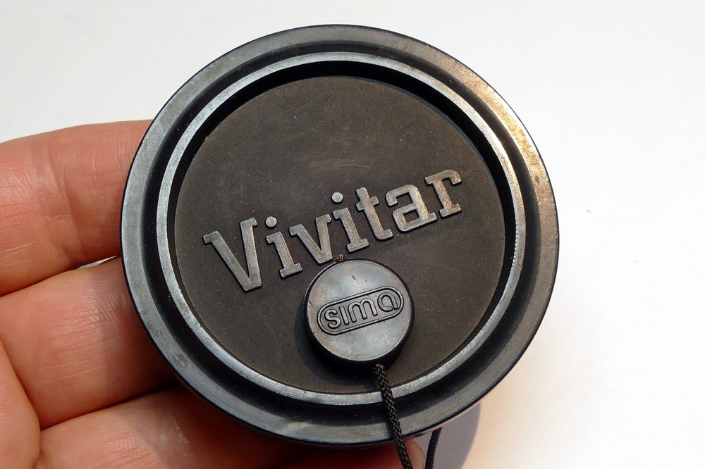 Vivitar 58mm rim Lens Front Cap slip on type with keeper string