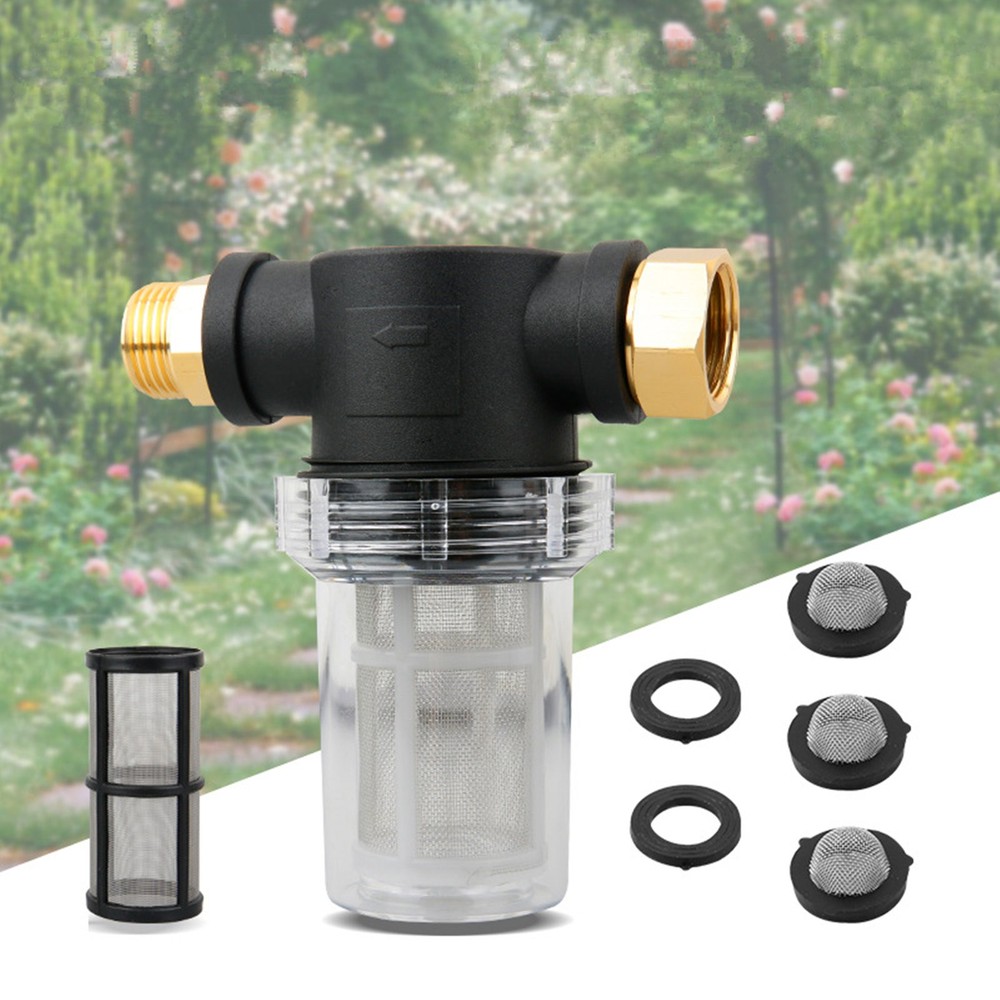 Pressure Washer Pump Protector 80 PSI Max Replaceable Mesh Screen Debris Filter