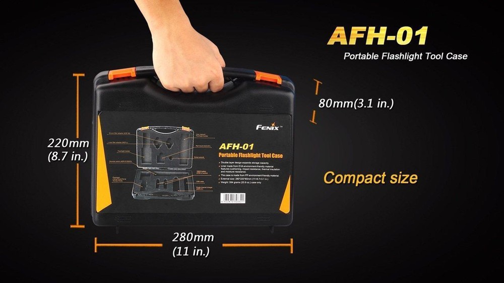 Fenix AFH-01 Flashlight Tool Case for TK32 TK22 TK16 TK15C TK09 TK20R