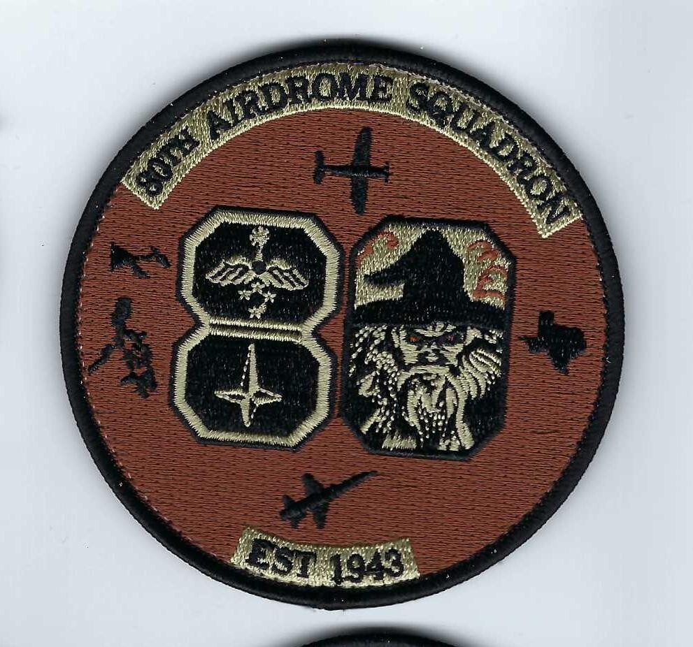 PATCH USAF 80th OSS OPERATIONS SUPPORT 80TH ANNIVERSARY OCP