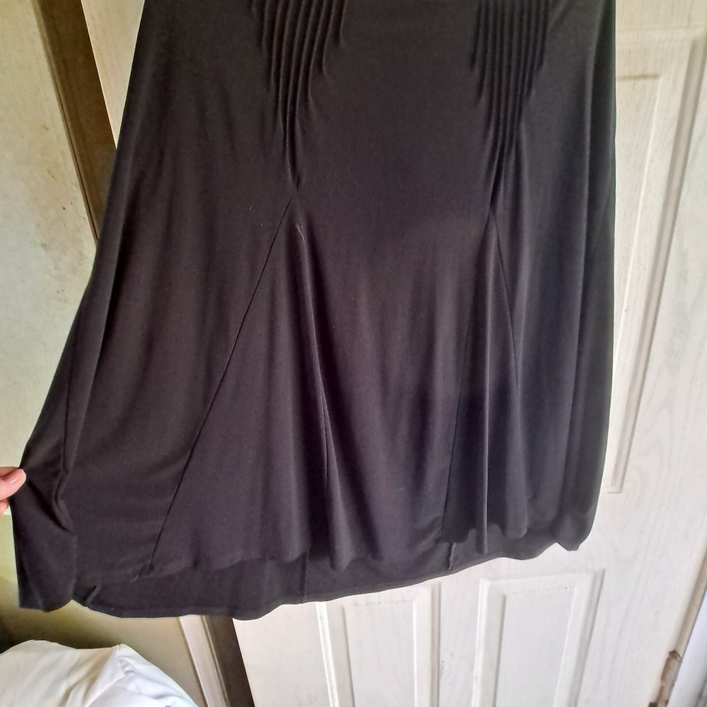 Cato Plus Size Black Pleated Front Skirt Size 18/20