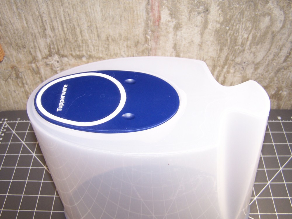 VINTAGE TUPPERWARE 21 CUP SHEER CONTAINER # 4002 LID # 4001