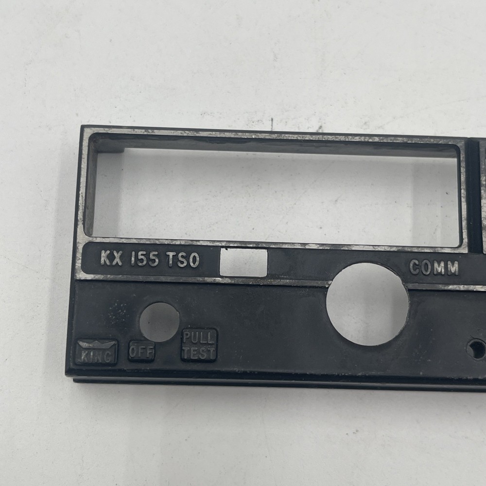 Avionics Part: Bendix King KX 155 TSO Communication Transceiver Bezel Face Plate