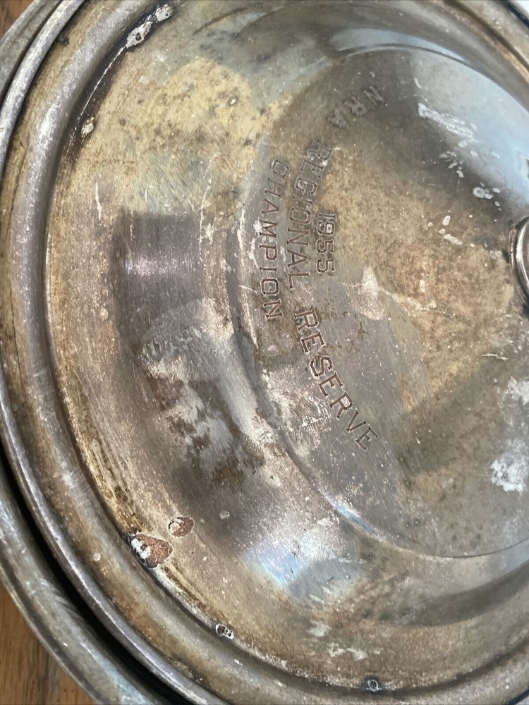 1955 NRA Regional Reserve Champion Silver On Copper Bowl