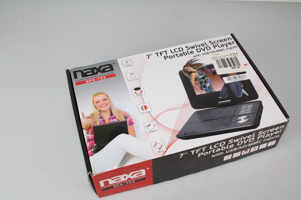 Naxa NPD-703 Portable DVD Player (7")