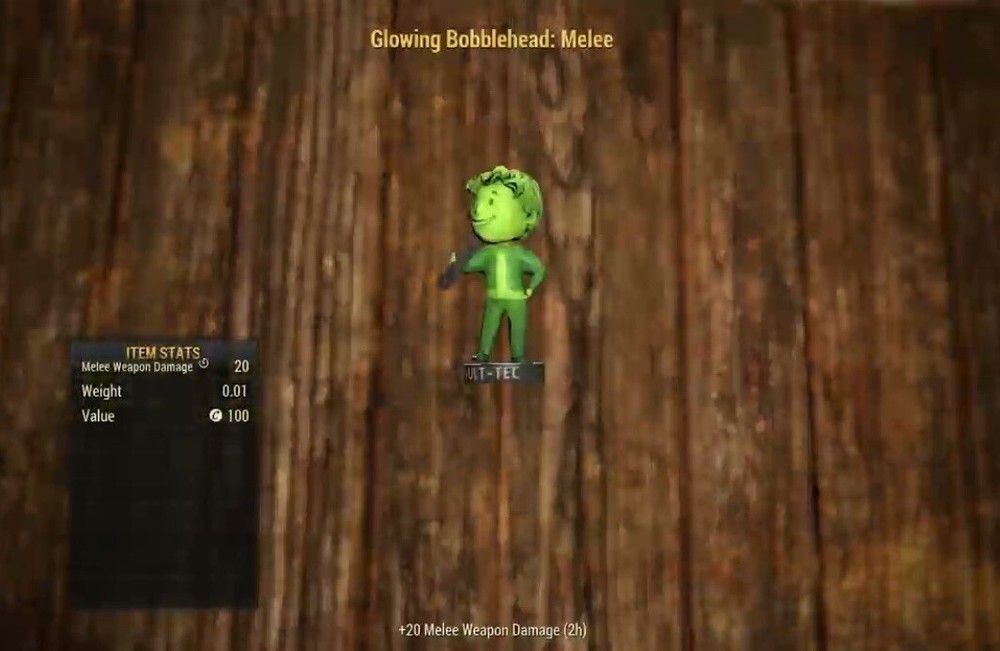 (Xbox) 1 Glowing Bobblehead: Melee