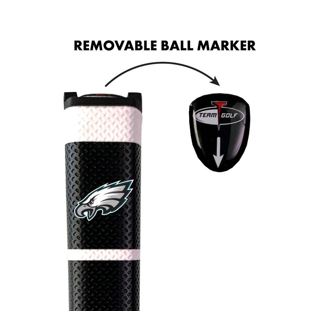 PHILADELPHIA EAGLES OVERSIZED TEAM GOLF PISTOL PUTTER GRIP ( Alternate Pattern )