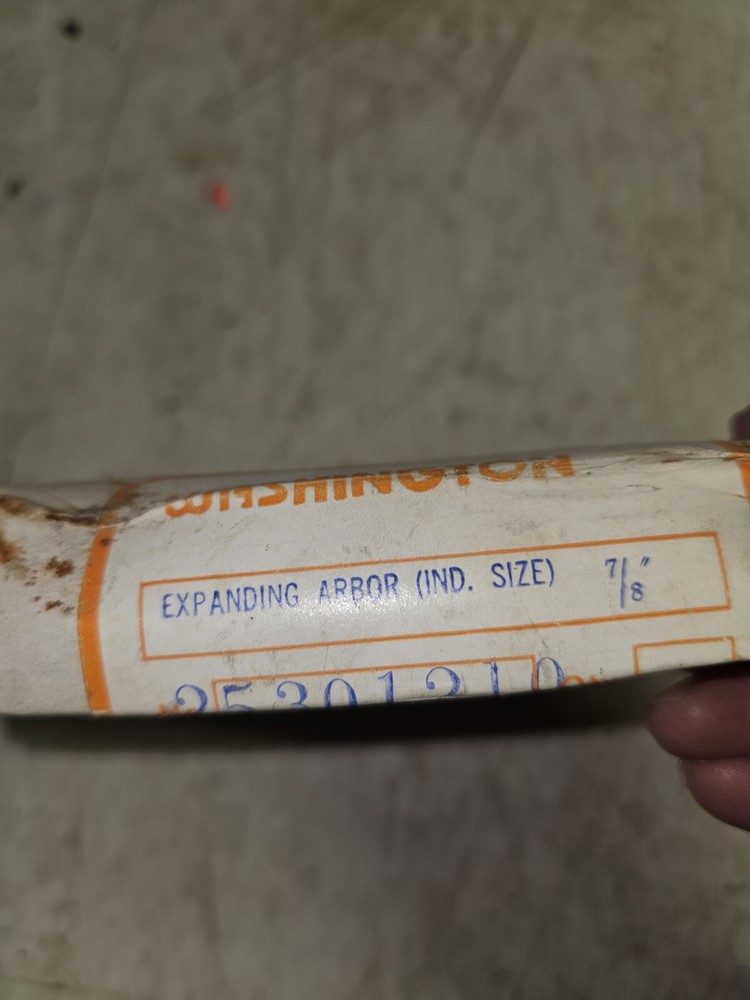 Washington 7/8” Expanding Arbor