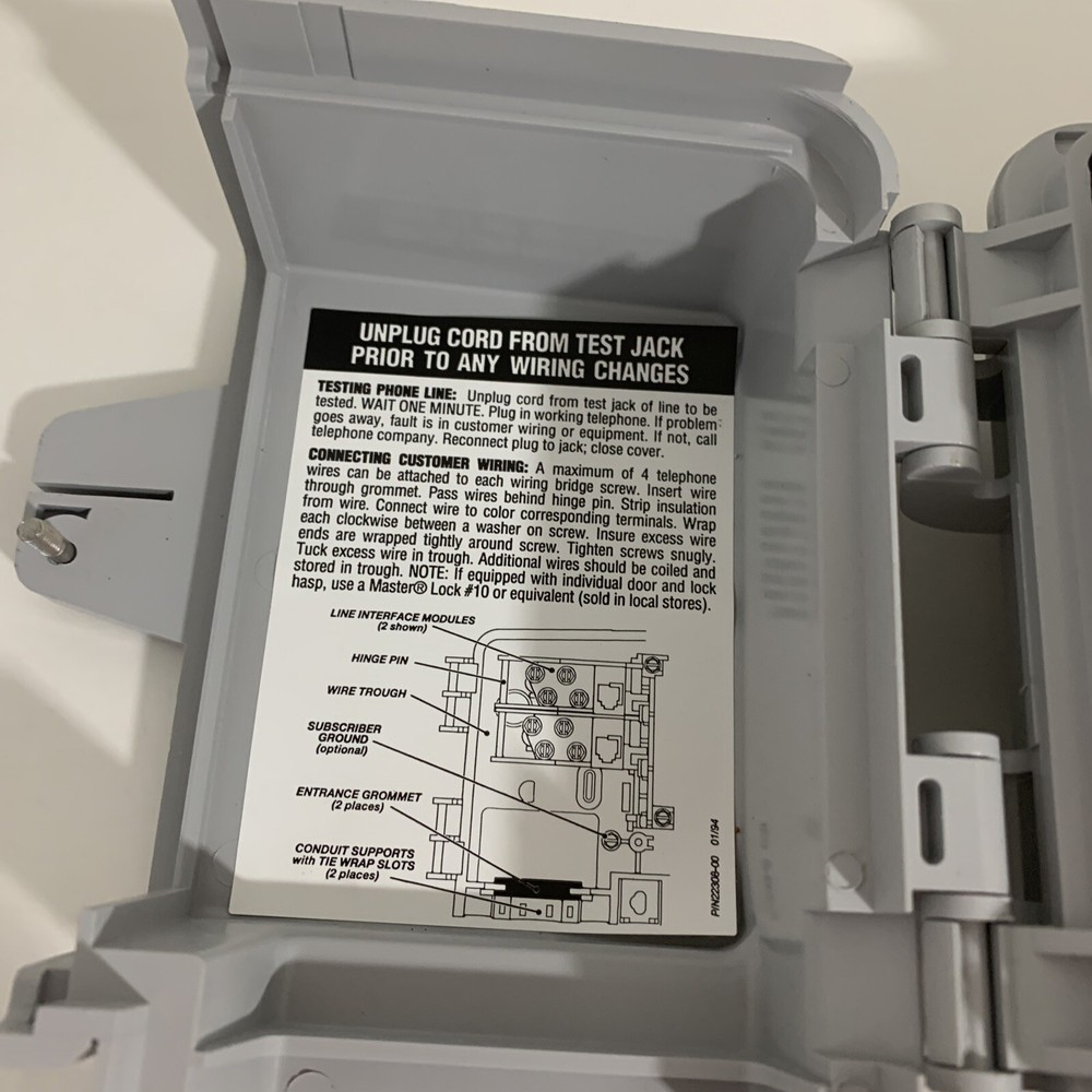 New Keptel SNI-4300 Telephone Network Interface Device Enclosure