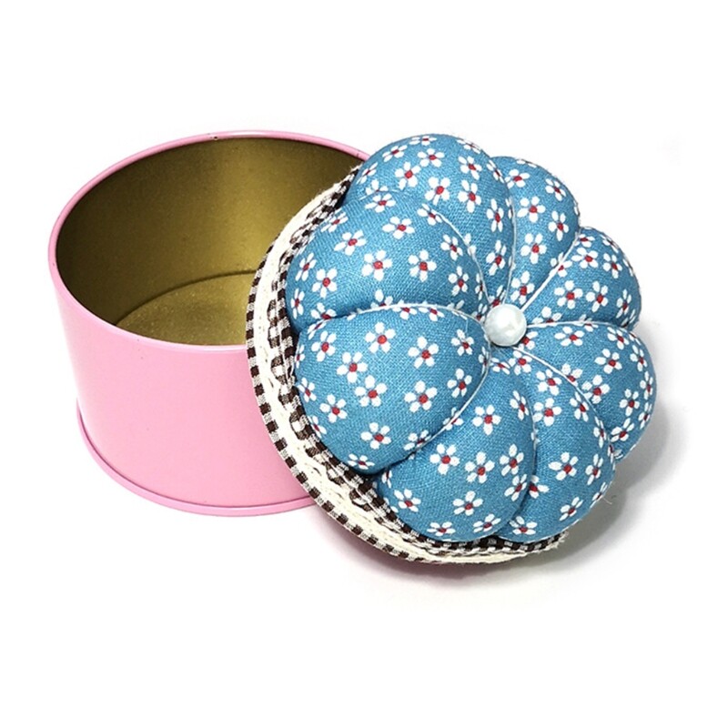Pattern Optional Pins Box Pumpkin Ball Shaped Pin Pad for DIY Craft Stitching