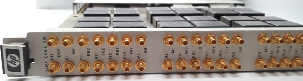 HP E1551A 12 Channel 75 Ohm Daisy Chain Switch VXI C-Size