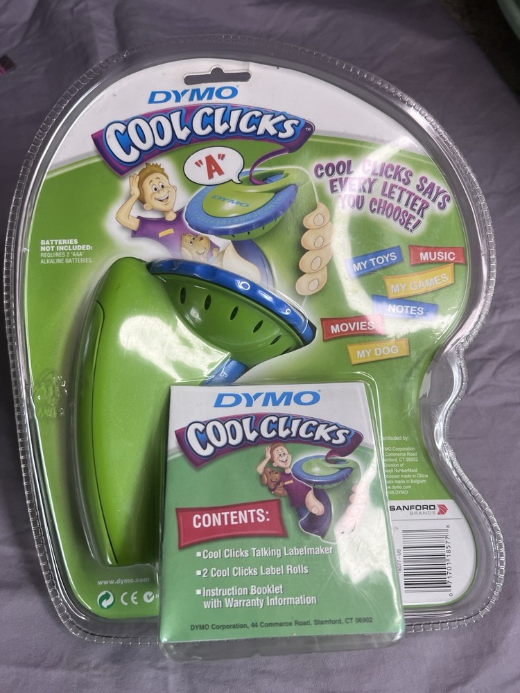 Dymo Cool Clicks Talking Label Maker New In Package 2006