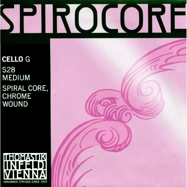 LARSEN SPIROCORE Cello Strings GC Set chrome wound