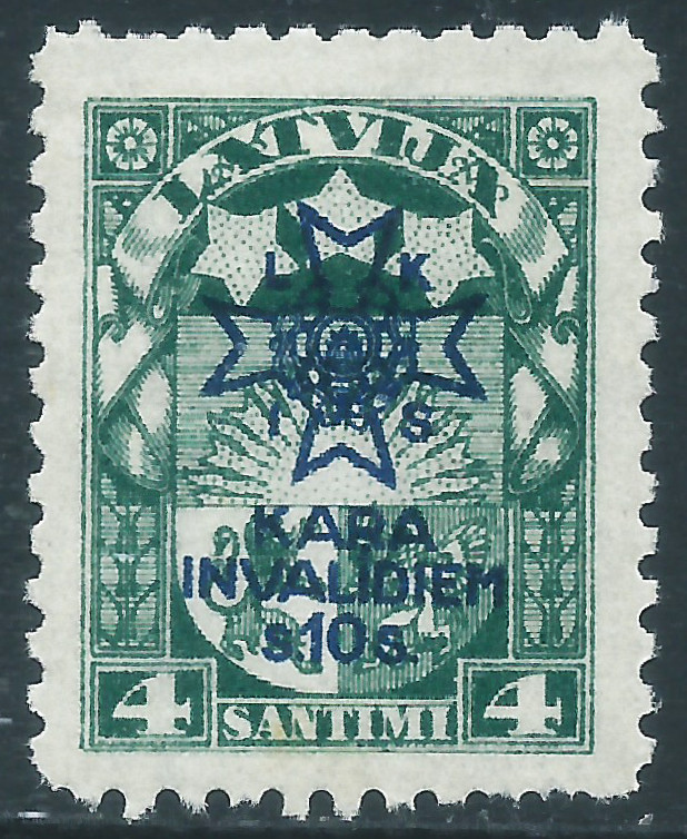Latvia, Sc #B23, 4s + 10s, MNH