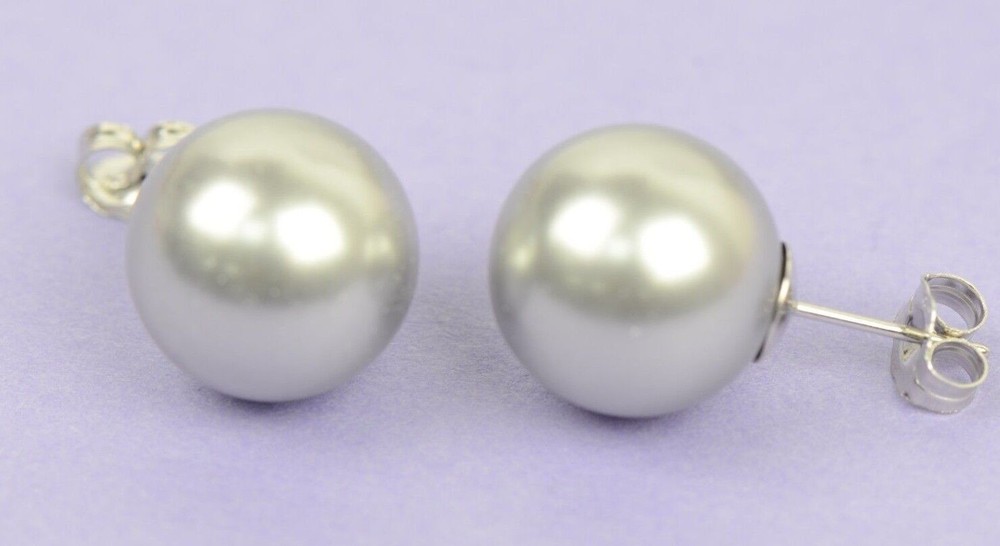 925 Sterling Silver Classic Pearls Stud Earrings