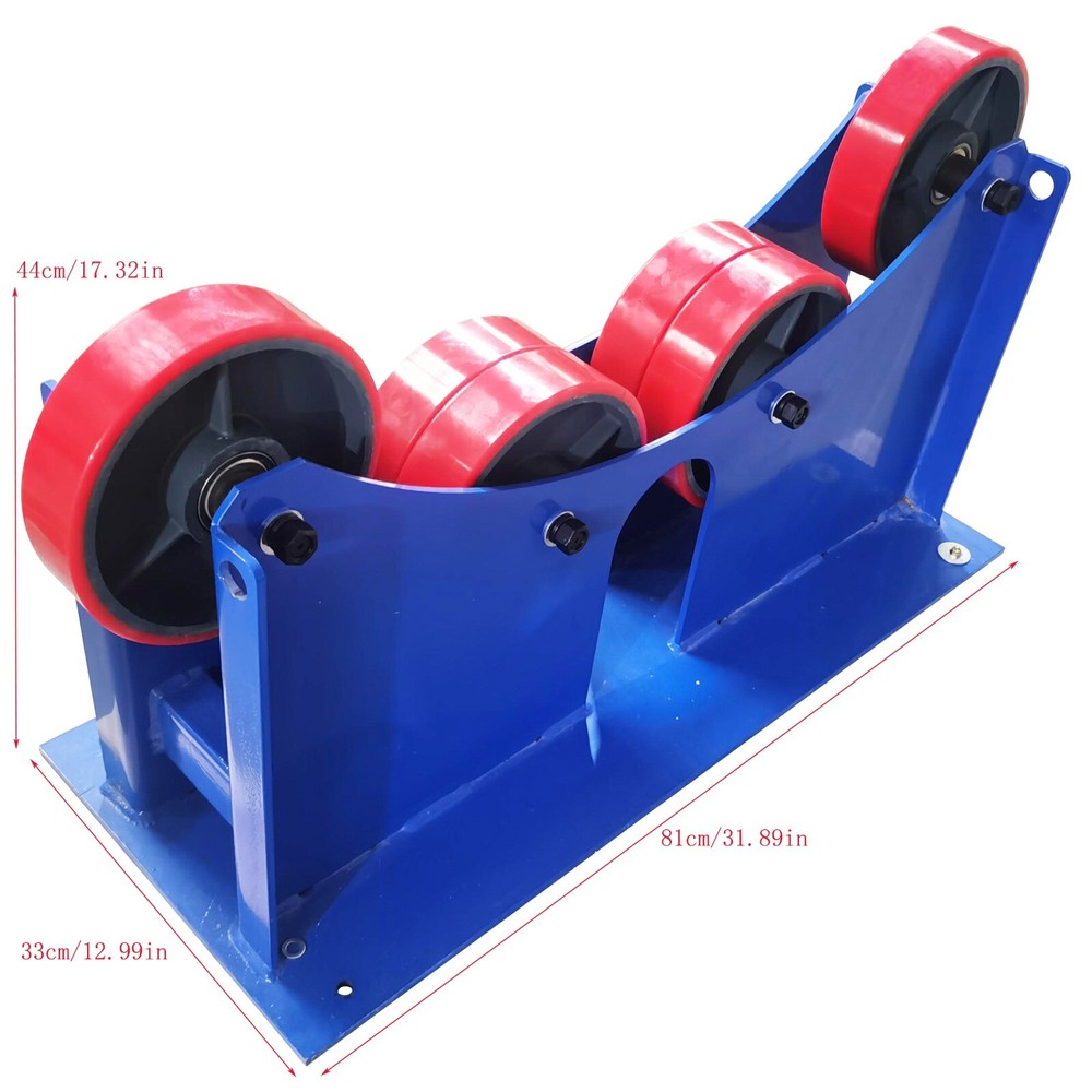 One Side Welding Turning Roller Extra Rack Driven Wheel Extension Bracket 3 Ton