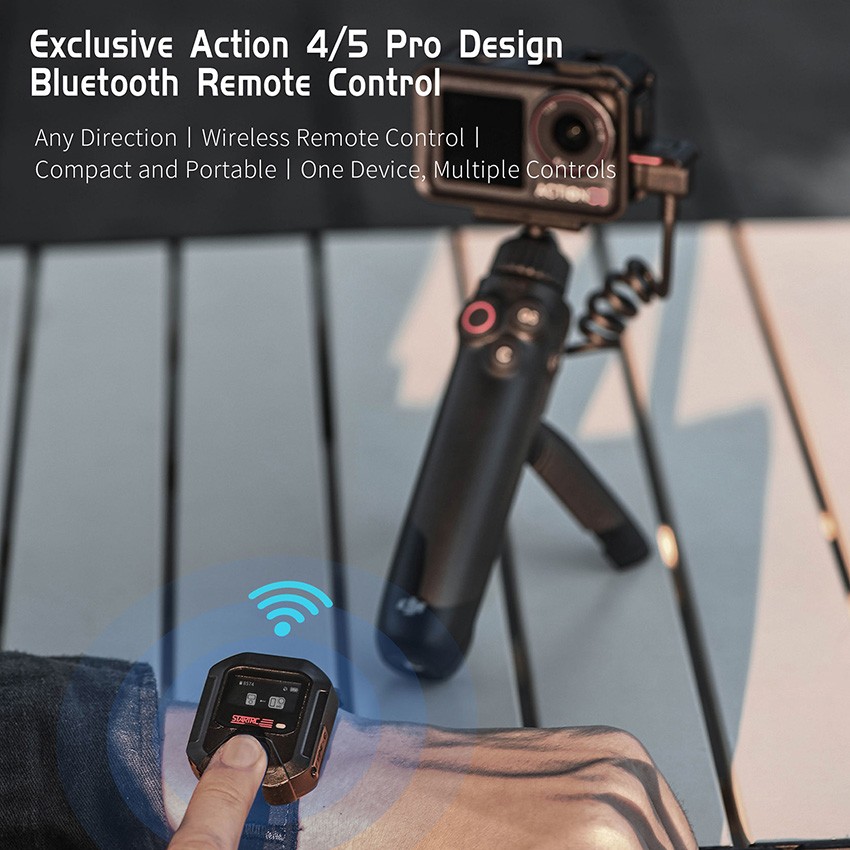 GPS Bluetooth Wireless Remote Control For DJI Action 6/5pro/4 Universal Camera