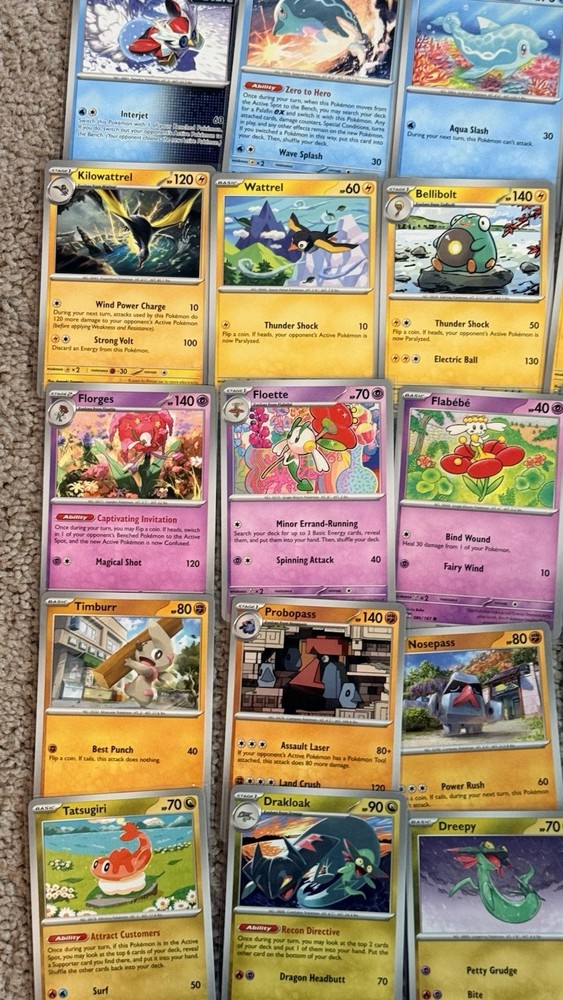 Twilight Masquerade Pokemon Master Set Starter Base 140 Cards