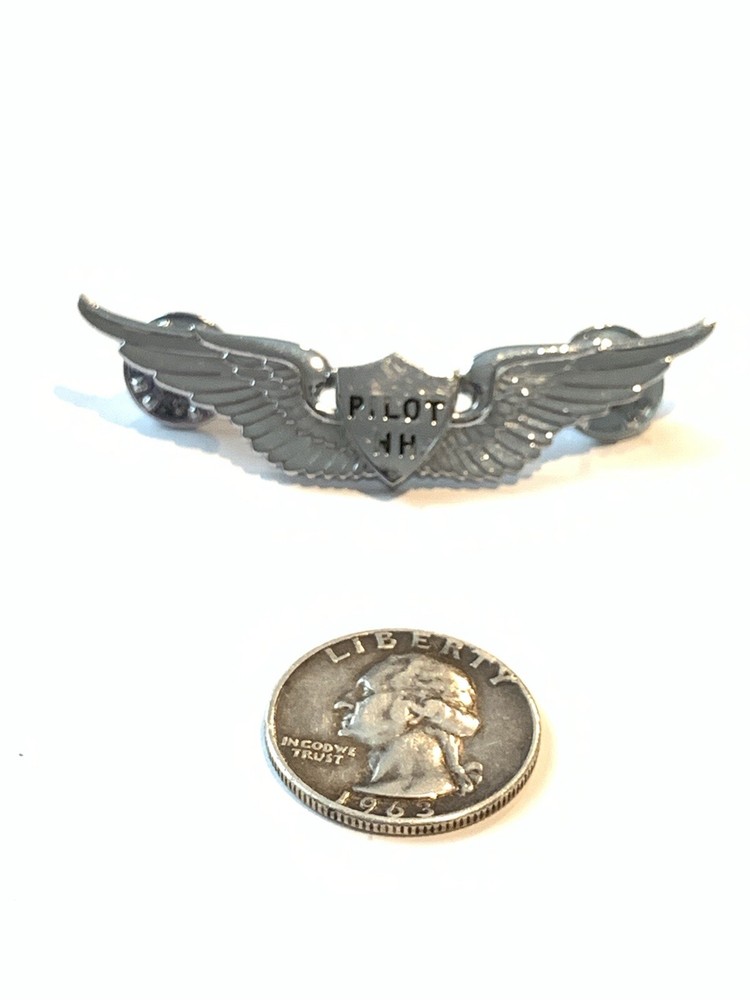 Vintage HH PILOT Wings Pin