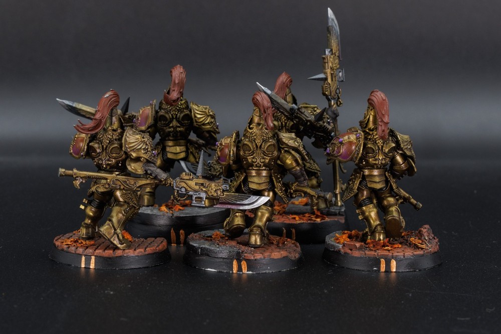 Horus Heresy Custodes Army Well Painted