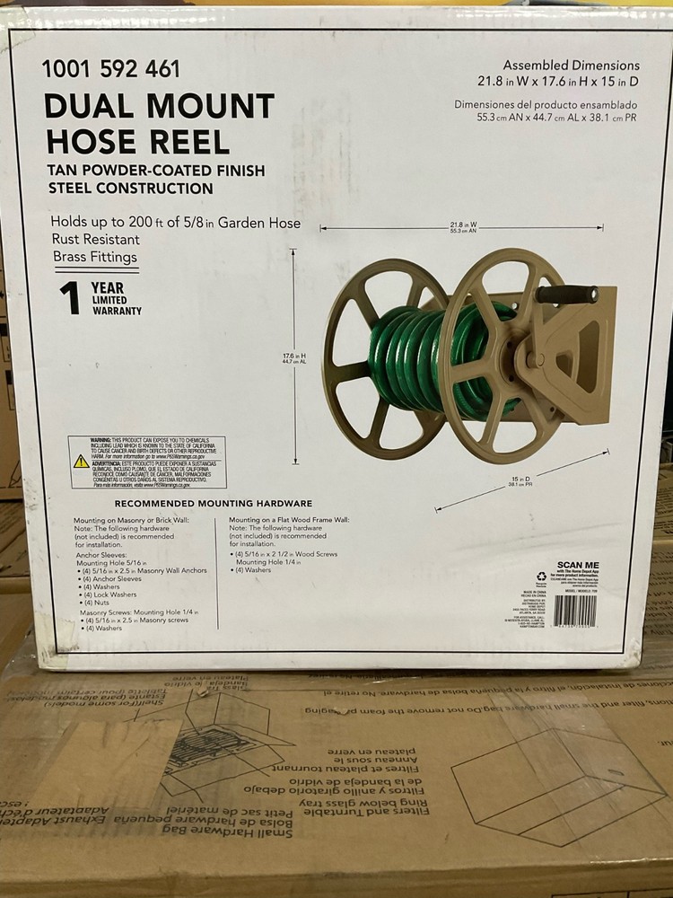 Dual Mount Hose Reel