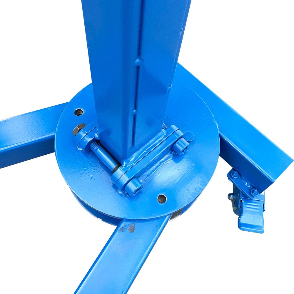 Small Folding Crane Manual Portable Lifting Machine Elevator Max 1100LBS