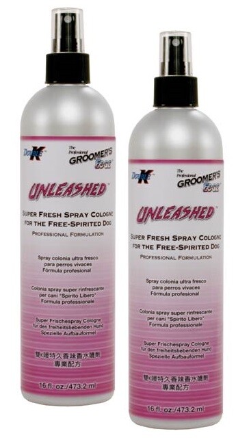 Dog Cologne Coat Spray Unleashed Fresh Scent Odor Control Long Lasting Pick Size