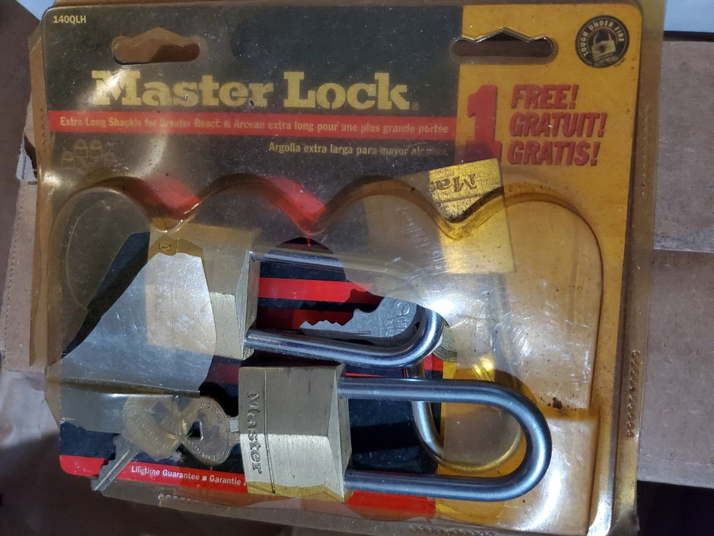 Master Lock 3" Key Padlocks - Pack of 3