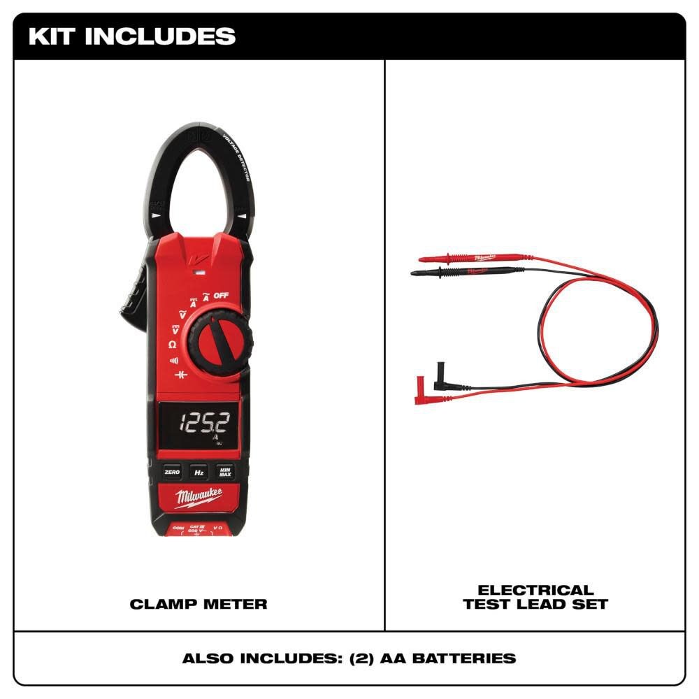Milwaukee 600A Ac/dc Clamp Meter
