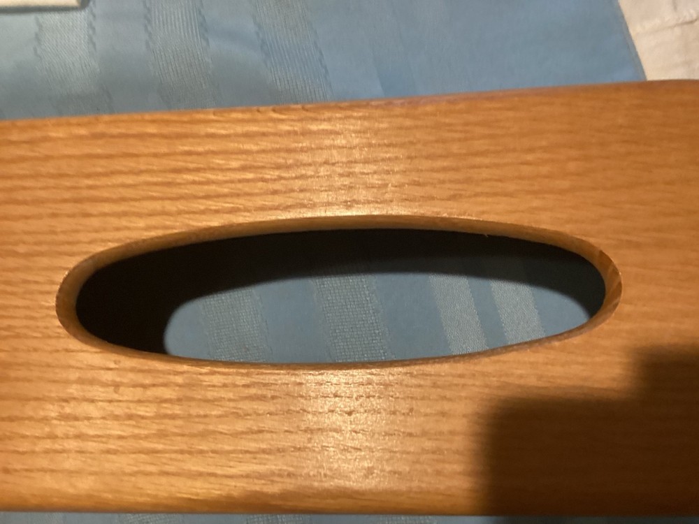 New Solid Wood Tissue Box Cover