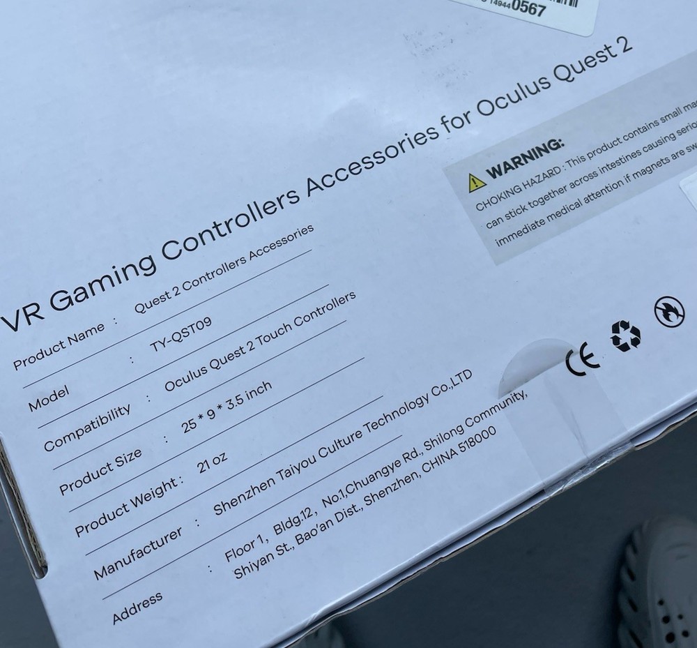 HUIUKE VR Controllers Holding Game Accessories for Meta Quest 2