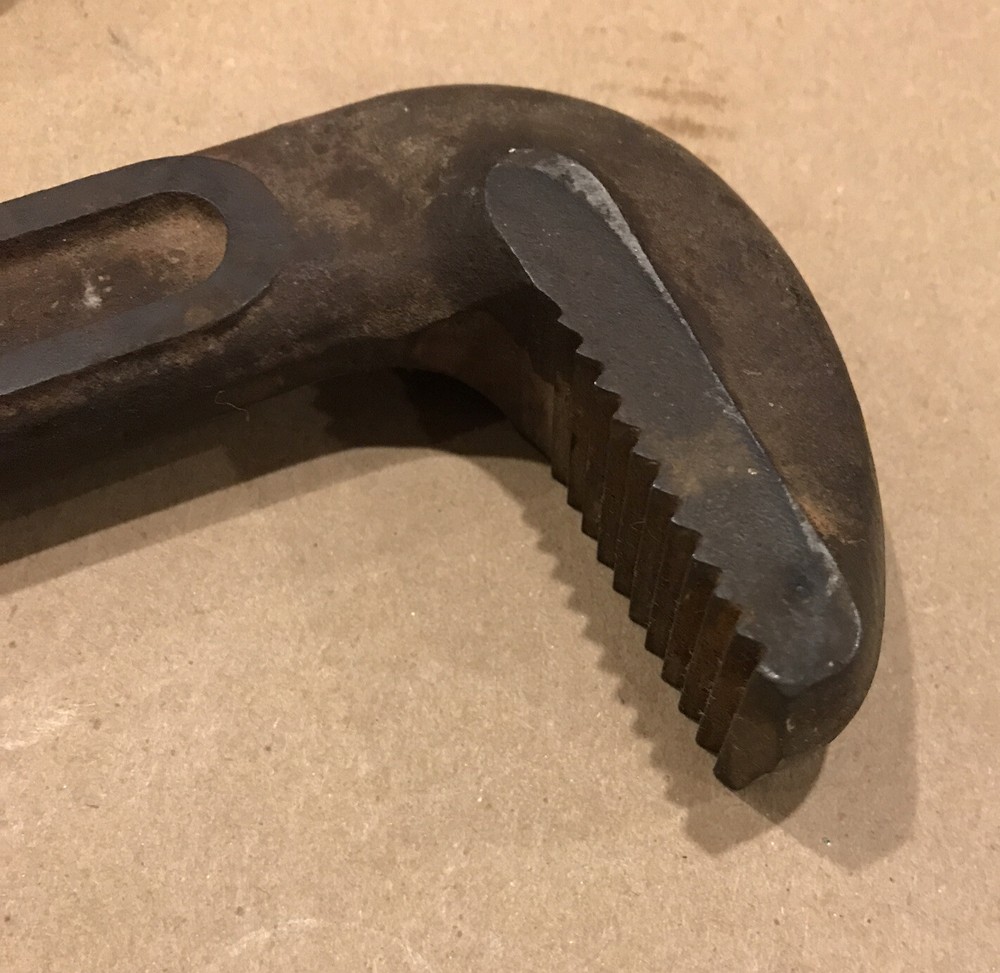 Genuine Ridgid 18" Hook Jaw and Nut Threaded Ring