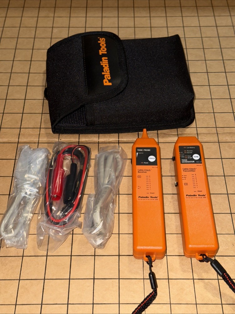 Paladin Tools 1573 Tone & Probe Plus Cable Check - LAN & Telecom Cable Test Kit