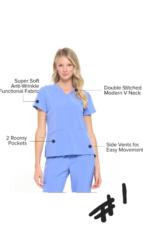 scrub sets women medium