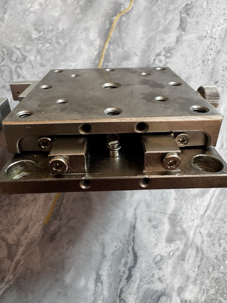 X Linear Stage Positioner Micrometer, Stainless steel- Linear Ball Guide