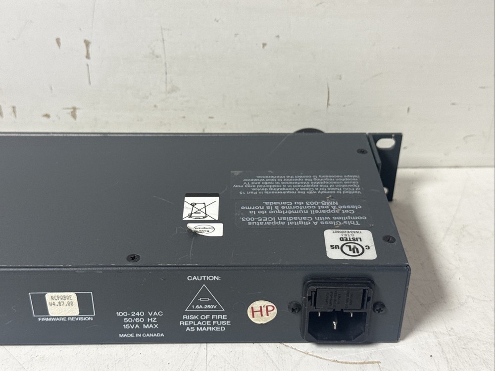 Harris Leitch ABA1E-XYP ABA1EXYp 1U Alphanumeric Break Away Remote Panel