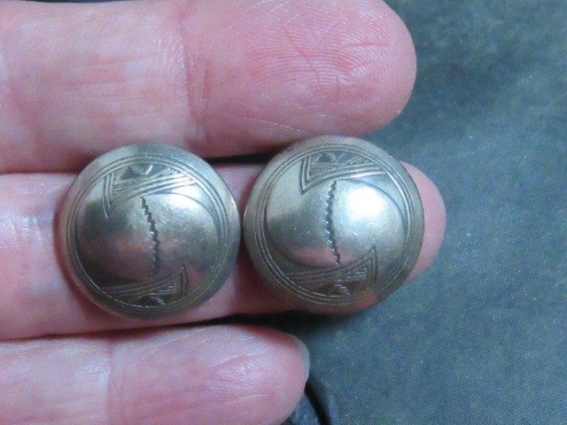 native American sterling earrings