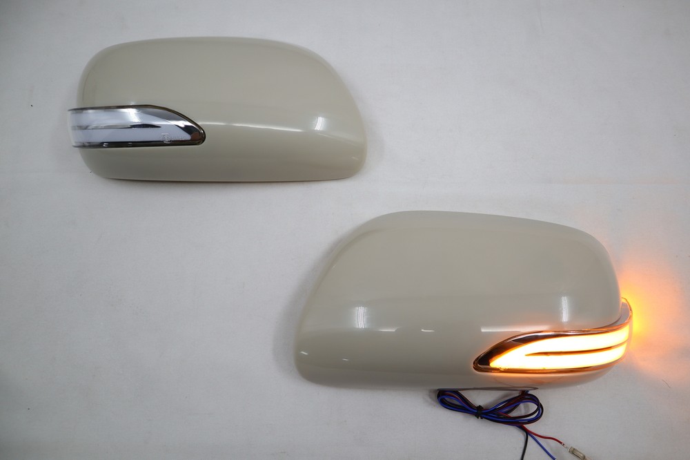 LED Sequential Turning Mirror Light+Cover,Turn Light Fit Corolla Altis 2009~2013