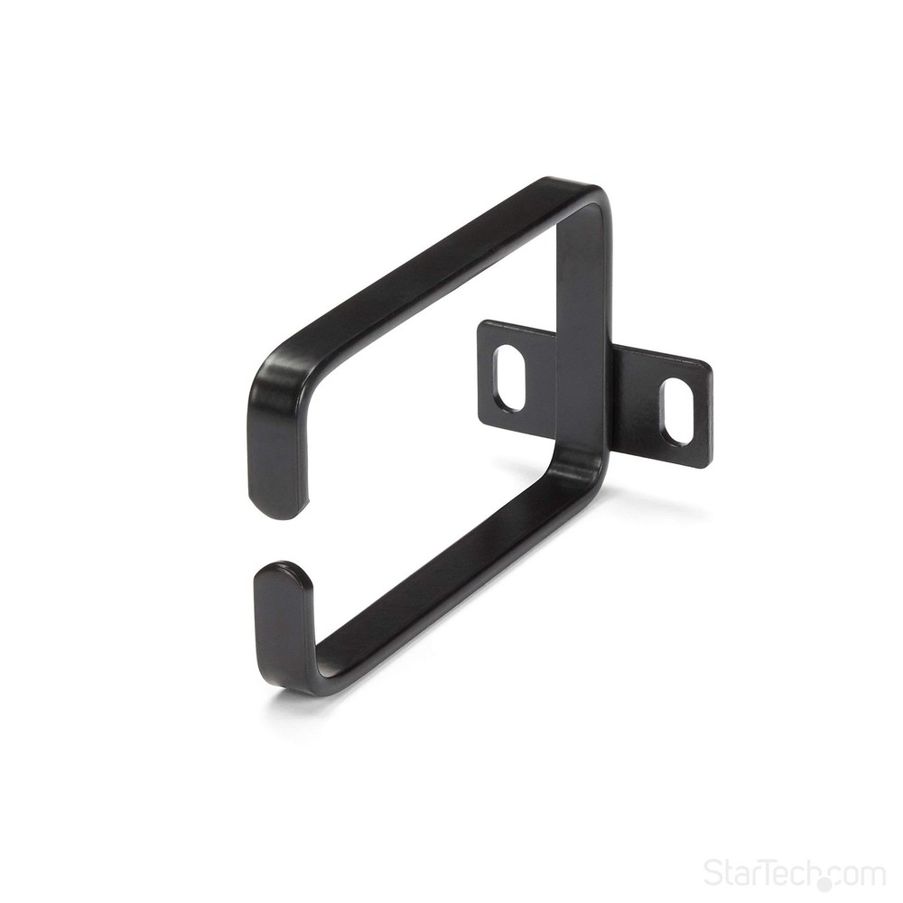 Startech CMHOOK1U 1U Vertical Server Rack Cable Management D-Ring Hook with Rack