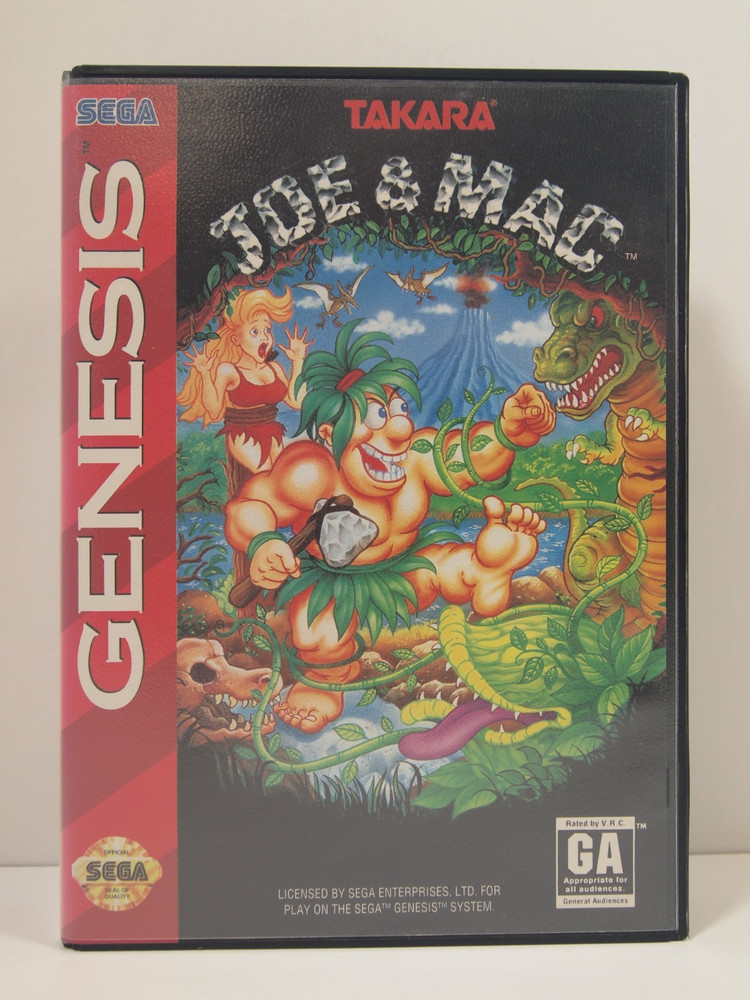 Joe & Mac Case (SEGA Genesis) Authentic BOX ONLY