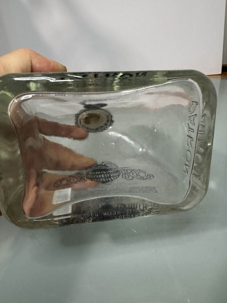 ROCA PATRON Silver Tequila 750ml "EMPTY" Bottle w/Cork & Medallion