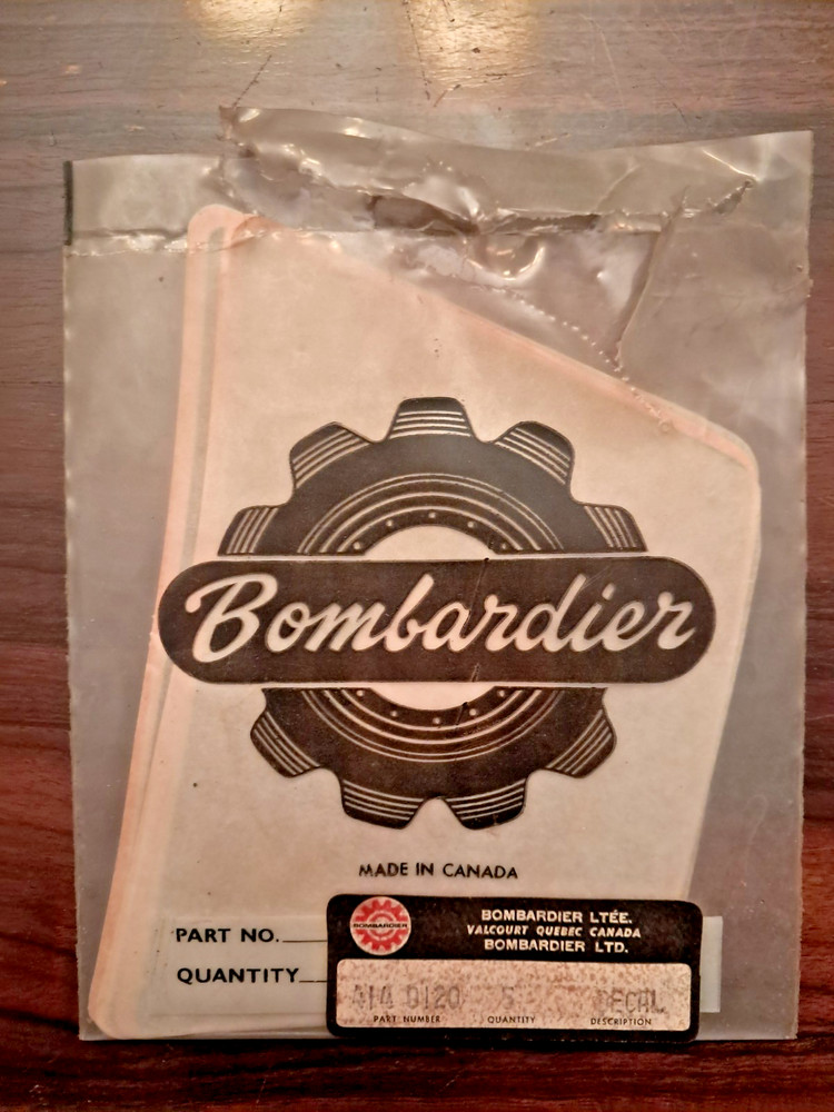 Vintage Ski-doo Dash Decal, NOS
