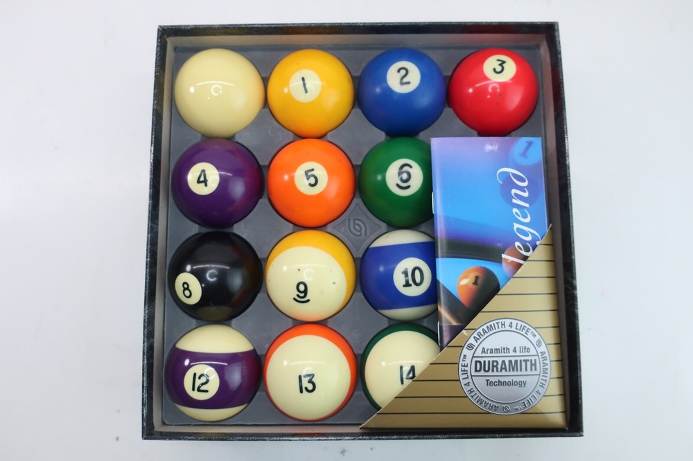 Billard 2 1/4" Pool Table Ball Complete Mixed Set - Please Read