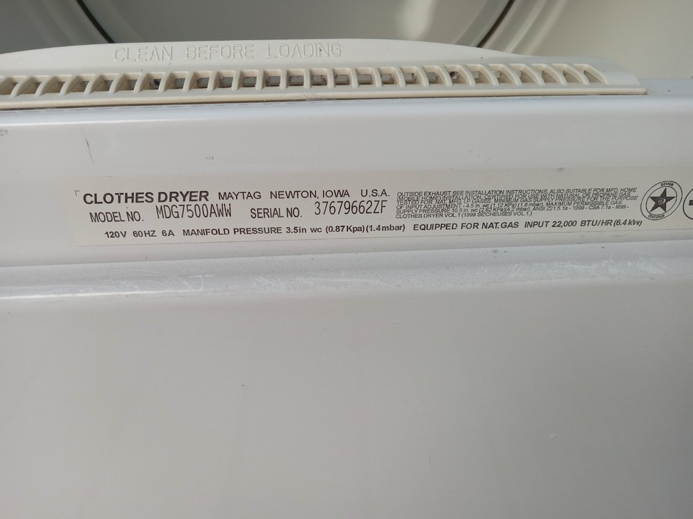 Maytag Stackable Washer And Dryer Set