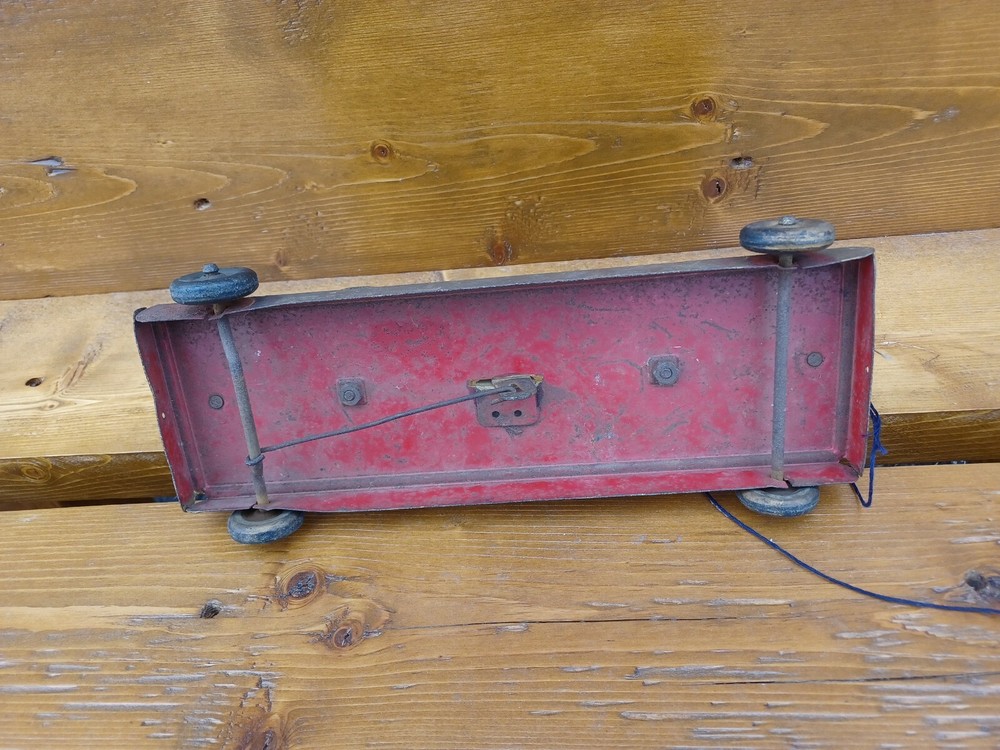 Antique Two Bell Pull Toy Works